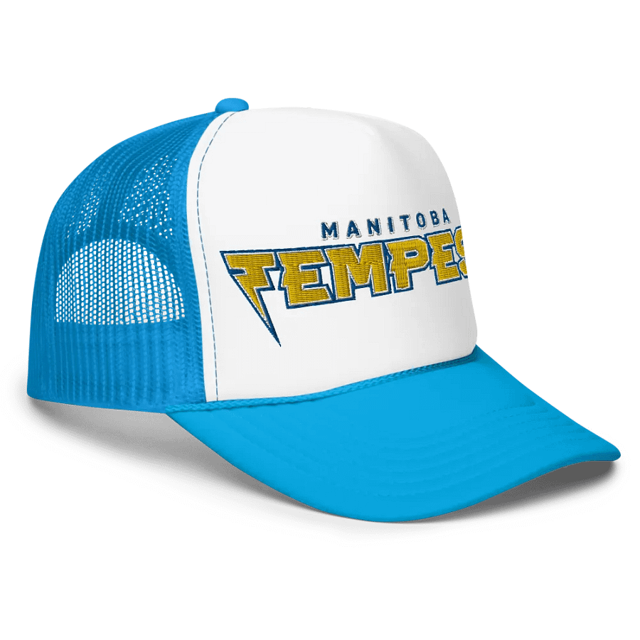 Tempest Dodgeball Club Foam Trucker Hat (Golden) product image (4)