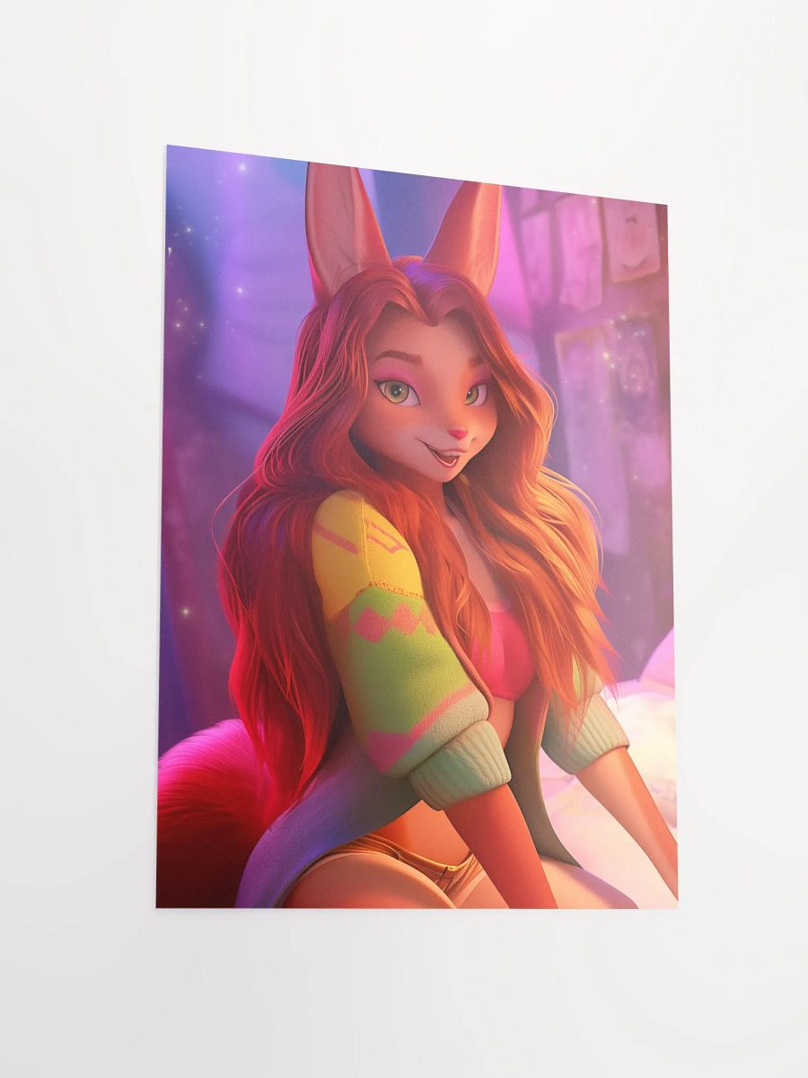 Vibrant Fox Spirit Matte Poster product image (3)