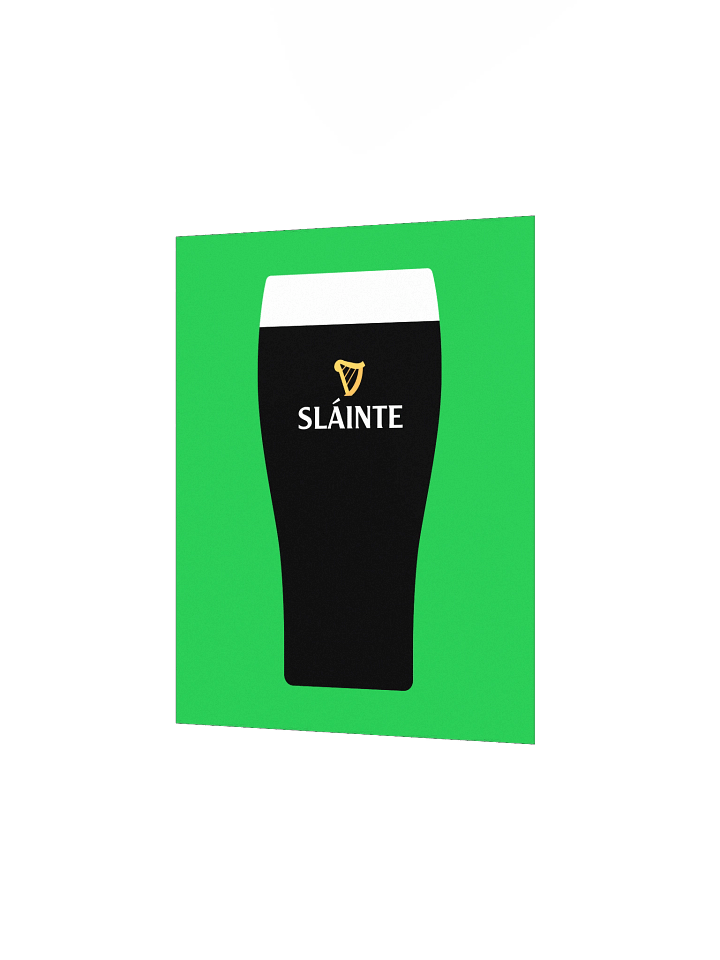 Sláinte - Pint of the Black Stuff | Enhanced Matte Paper Poster Print product image (2)