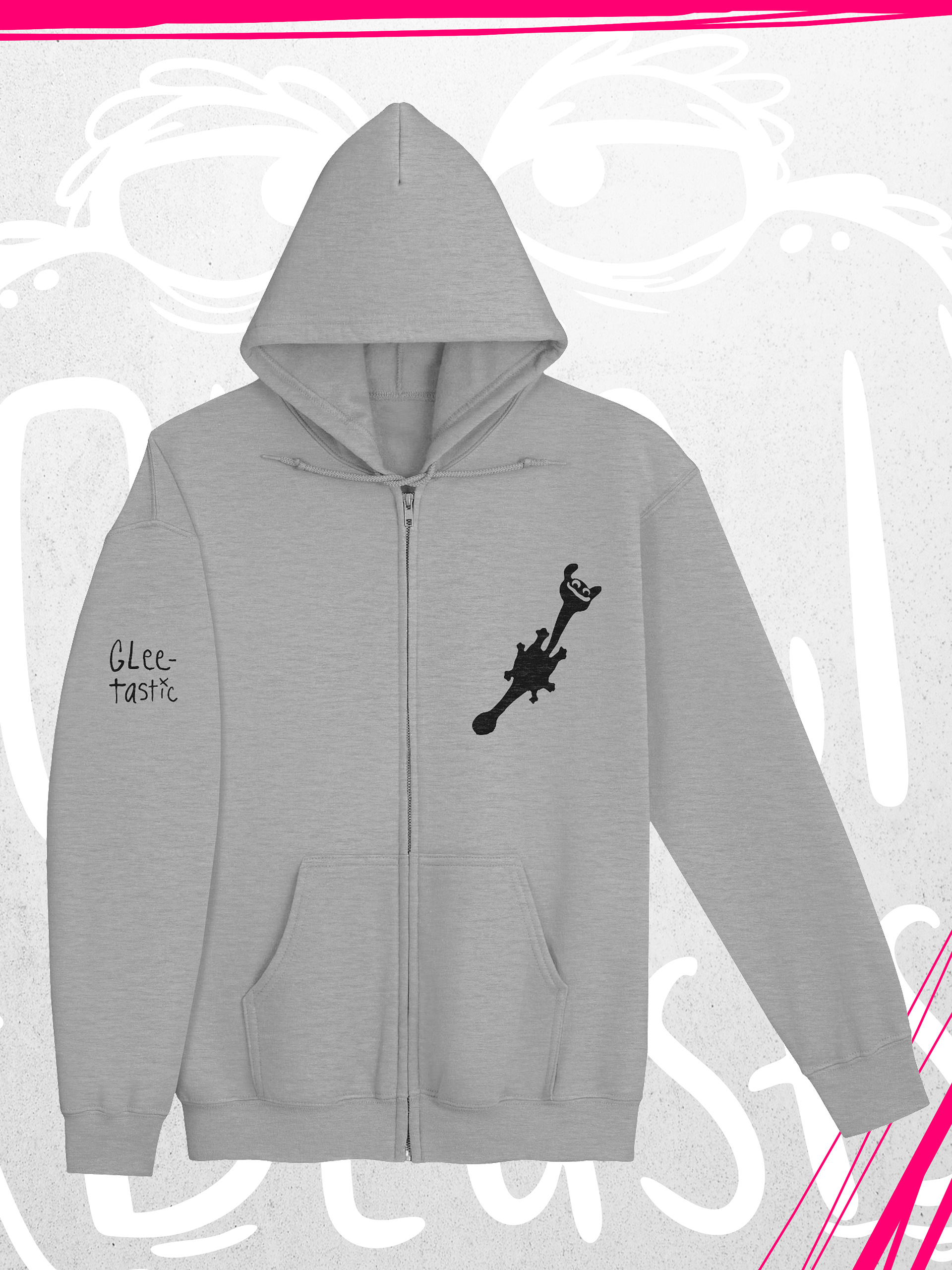 Balloof Heavyweight Zip Up - Black Imprint product image (1)