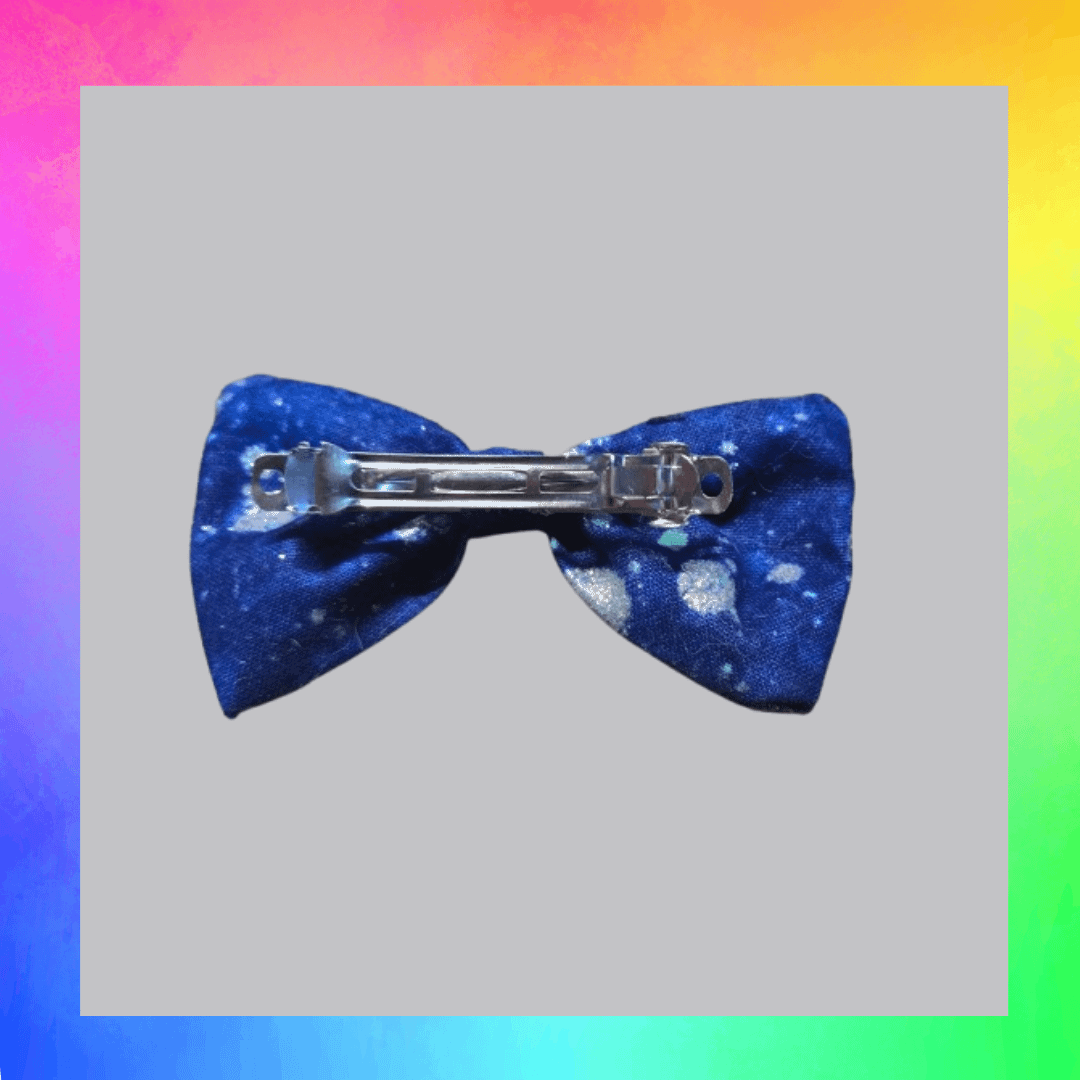 Stars in the night hair bow product image (2)