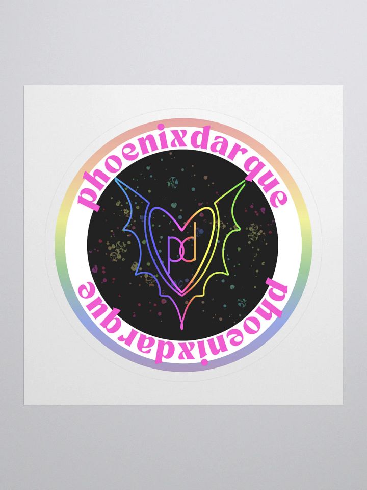 Rainbow Phoenix Sticker product image (1)