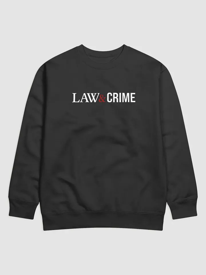 Law & Crime Sweatshirt - Black product image (1)