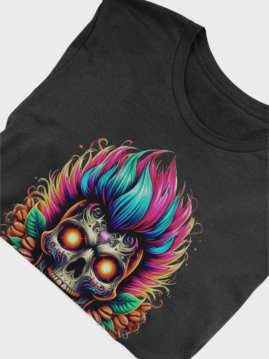 Glowing Skull Coffee Time T-Shirt product image (3)