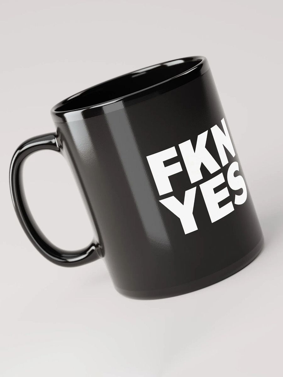 FKN YES Black Mug product image (1)