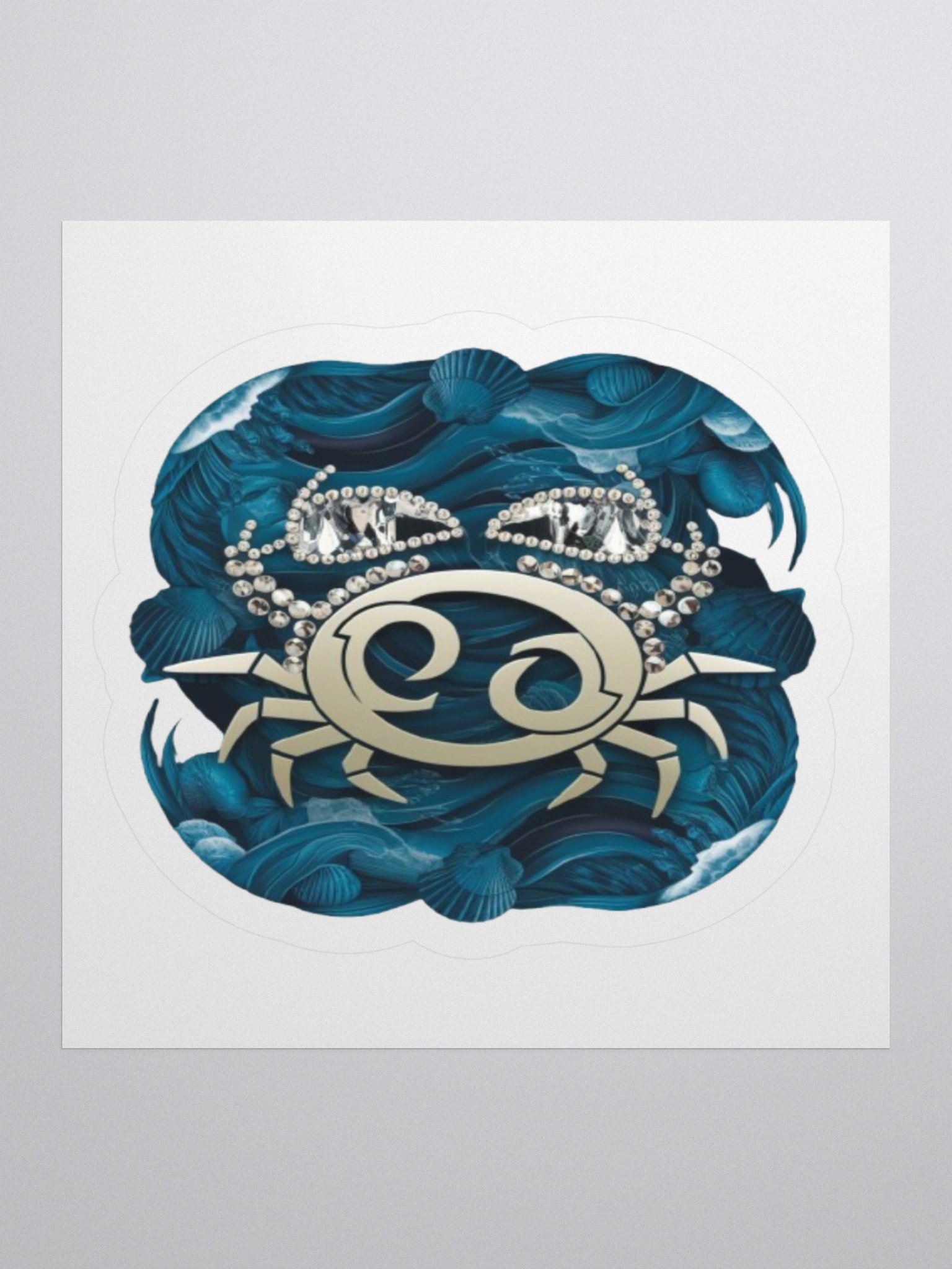 Cancer Zodiac Kisscut Sticker product image (2)