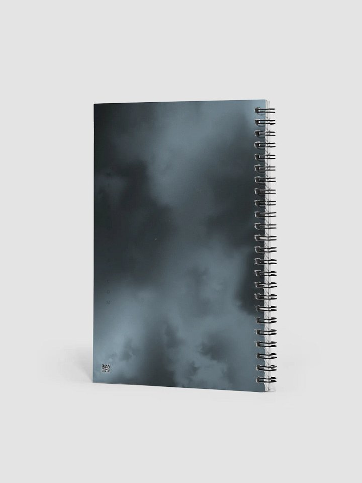 Nebula Gray Sky Spiral Notebook product image (2)