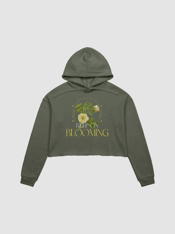 Keep on Blooming – Crop Hoodie product image (1)