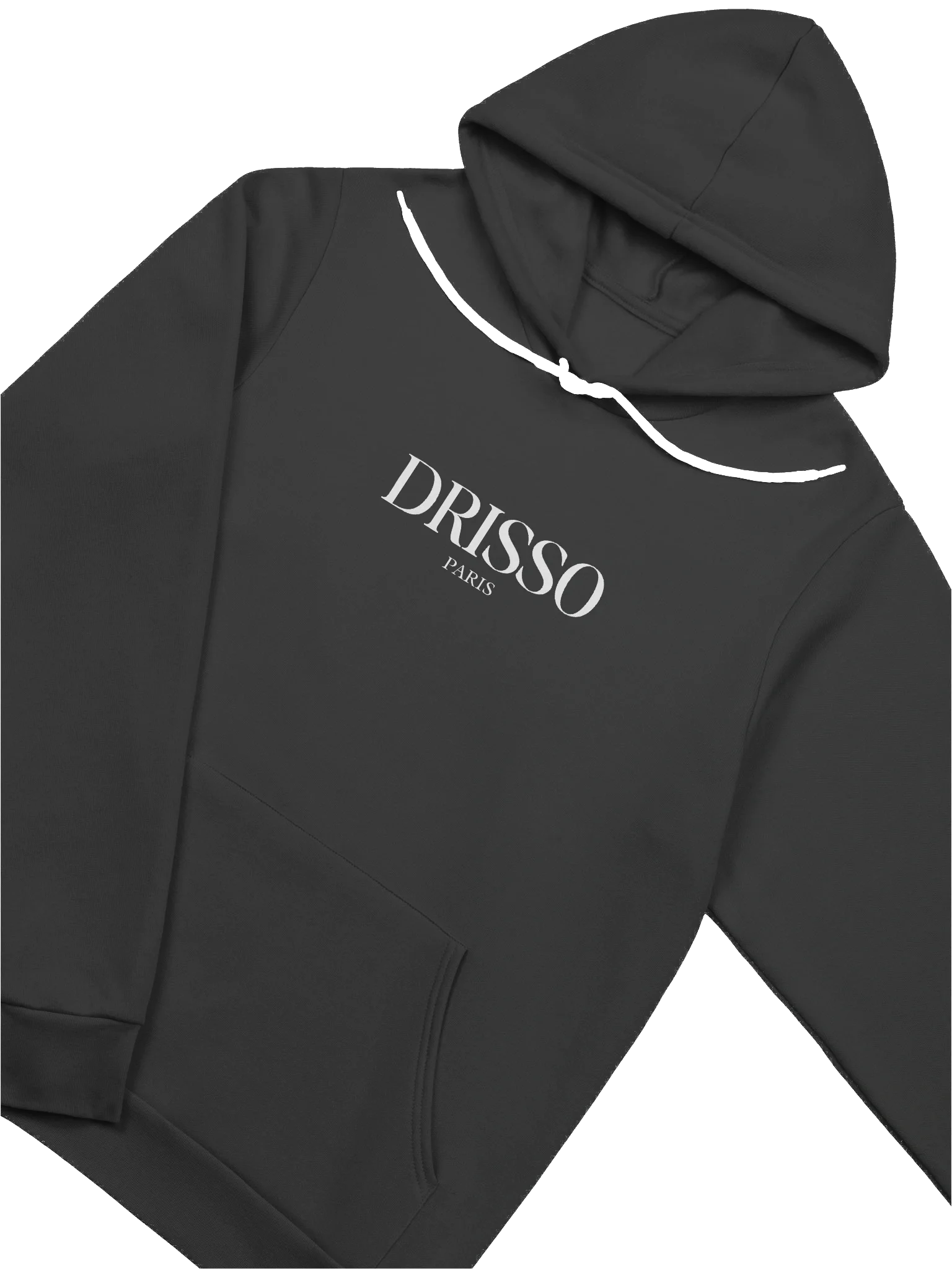 Drisso Paris™ Black Bella+Canvas Supersoft Hoodie product image (3)