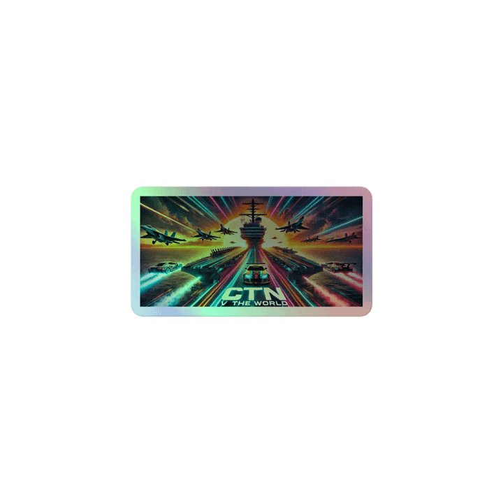 CTN v The World Holographic Sticker product image (1)