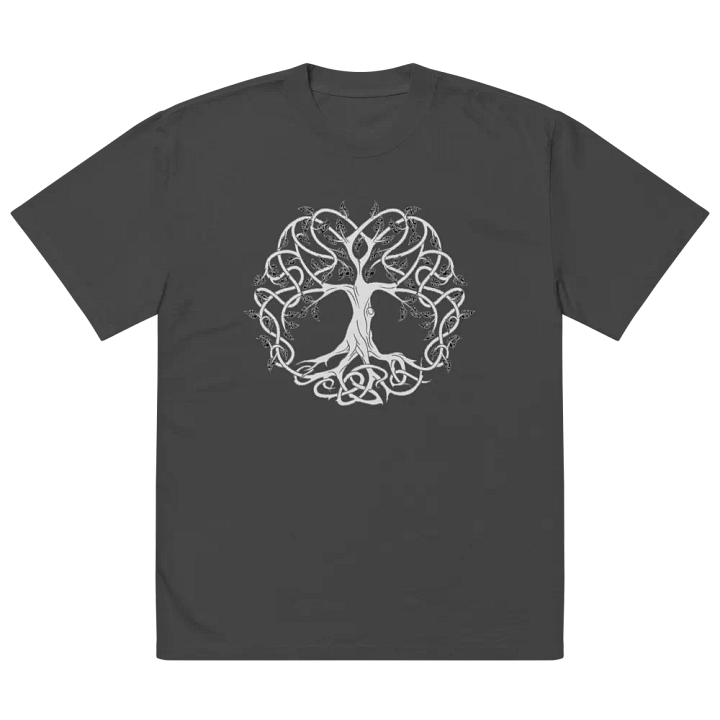 Celtic Tree of Life, Crann Bethadh, Yggdrasil as colour faded t shirt product image (2)
