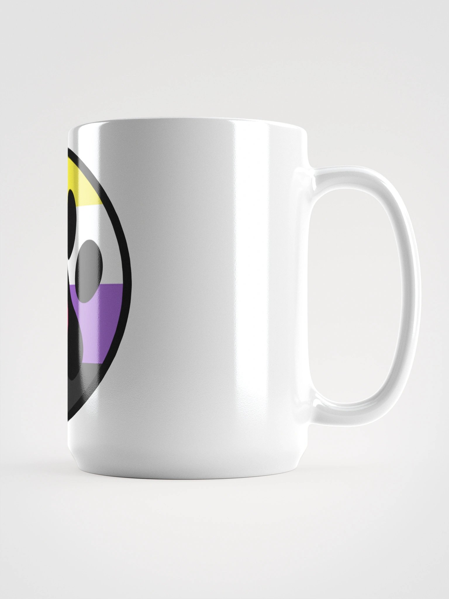 Pride Paw Mug - Nonbinary product image (1)