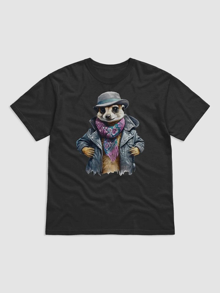 Meerkat wearing a jackets hat and a scarf product image (1)