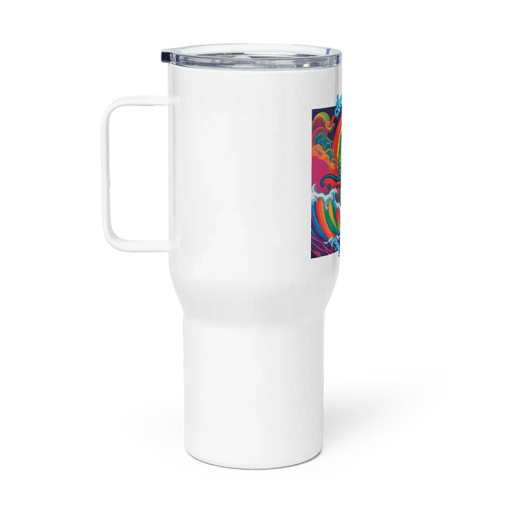 Cthulhu Surf Stainless Steel travel mug with handle 01a product image (1)