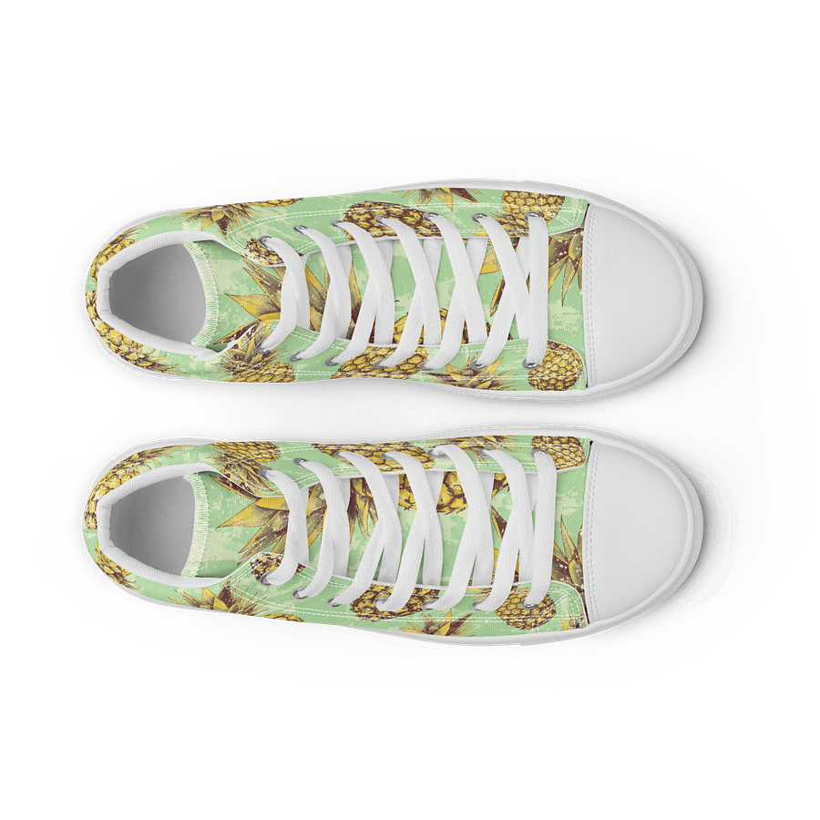 Tropical Pineapple Canvas High Tops product image (9)