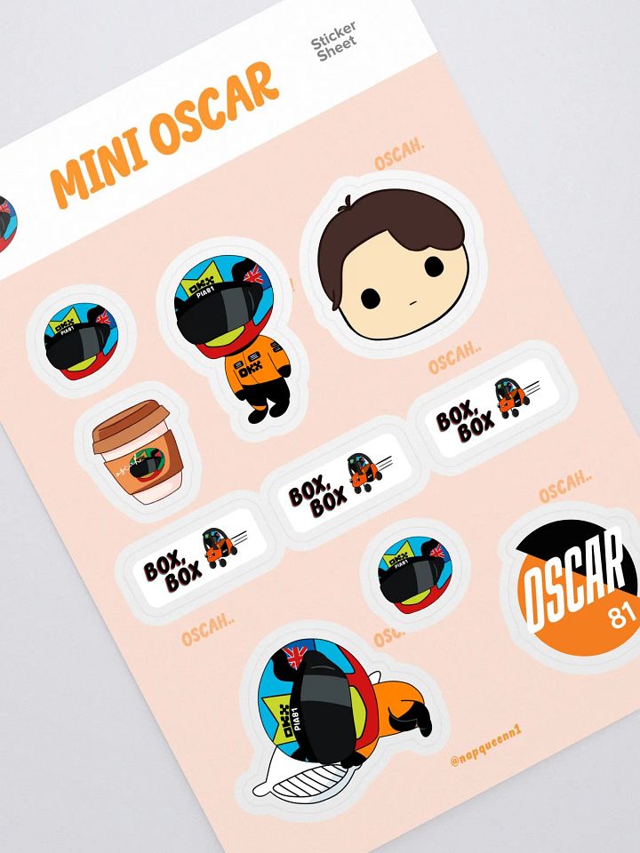 Mini Oscar - Sticker Sheet product image (1)