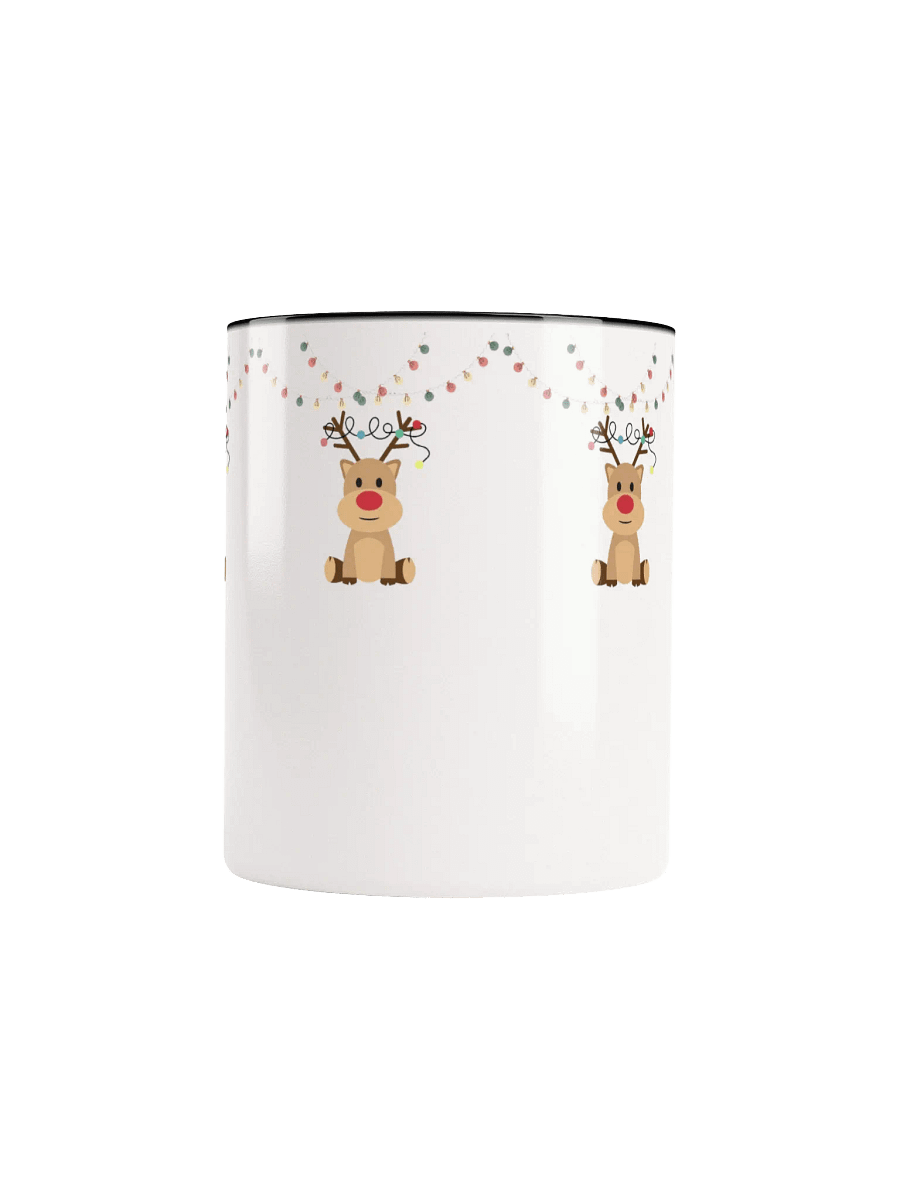 Festive Reindeer Lights Ceramic Mug product image (5)