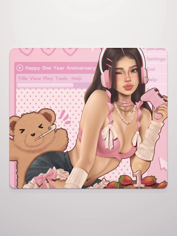 One year anniversary Gaming mouse pad <3 product image (3)