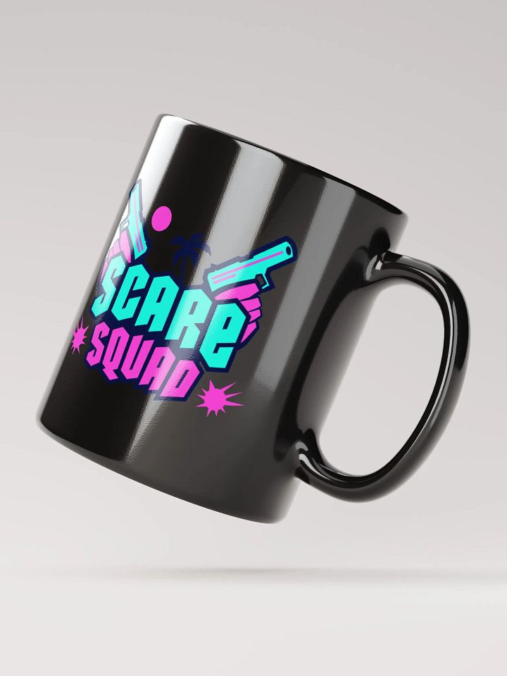 SCARE SQUAD GLOSSY BLACK MUG product image (2)