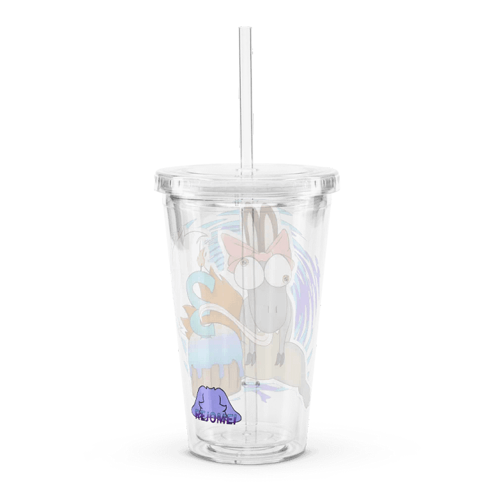 Pookie's 3rd Birthday Cup with Straw product image (2)