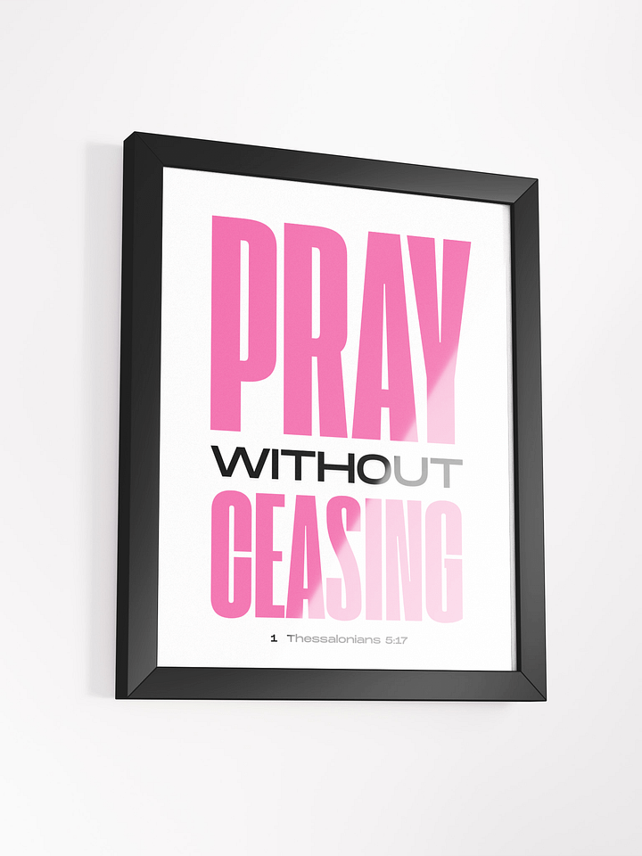 1 Thessalonians 5:17, Printable Poster product image (2)