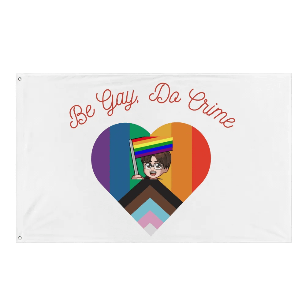 Be Gay, Do Crime Flag product image (1)