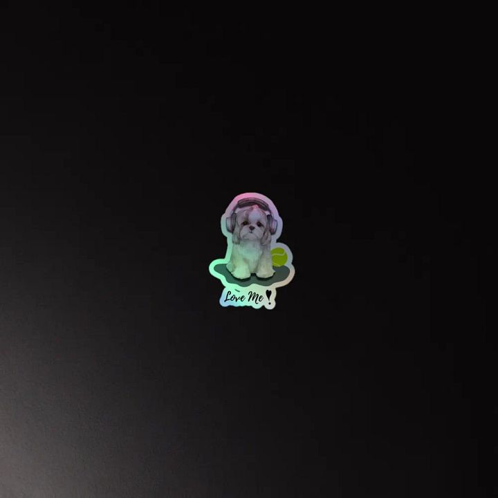 Groovy Pup Holographic Sticker Pack product image (4)