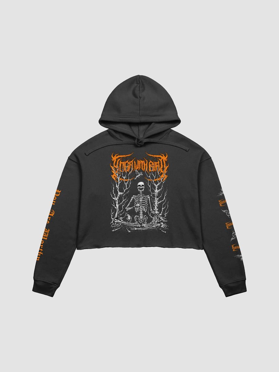 Corpse Pose Crop Hoodie product image (1)