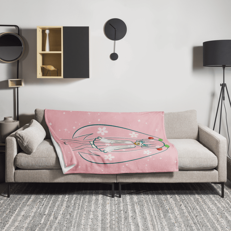 Sakura Hatsune Cuyoya Throw Blanket product image (4)