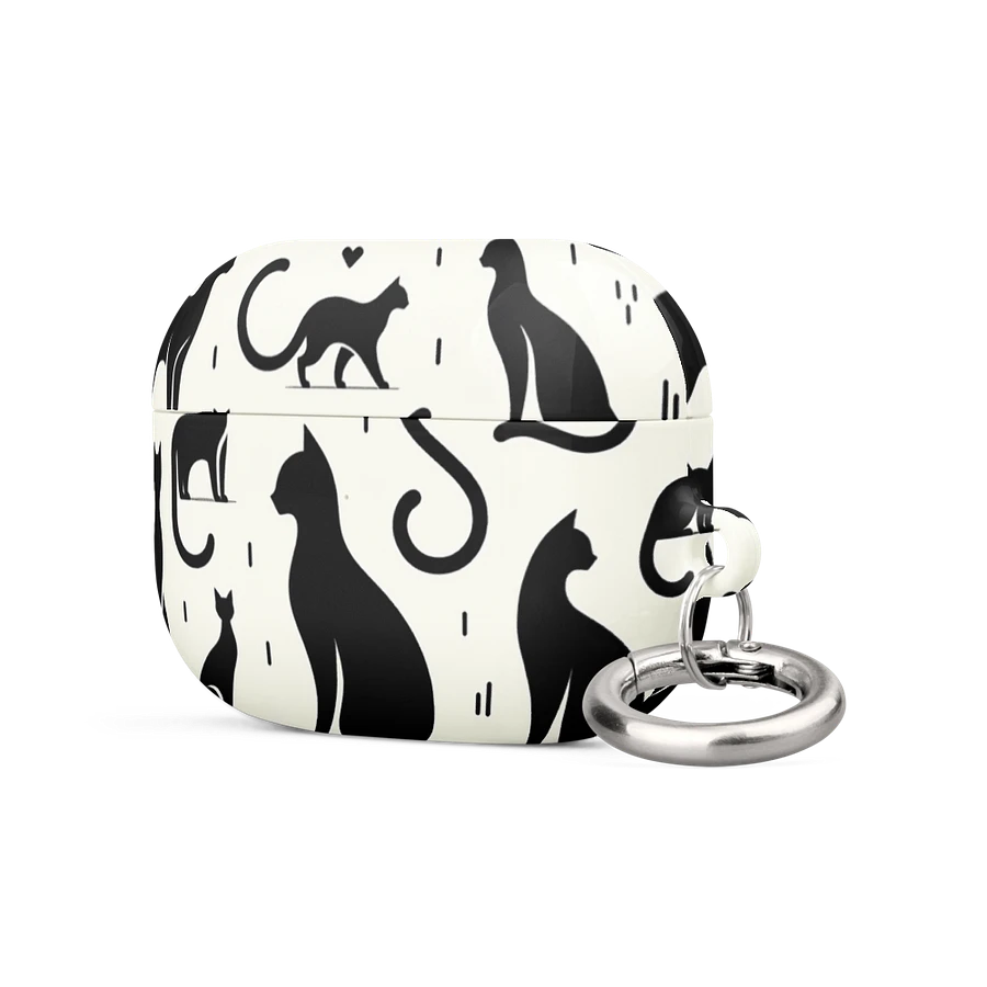 All-Over Print Case for AirPods®: Monochrome product image (19)