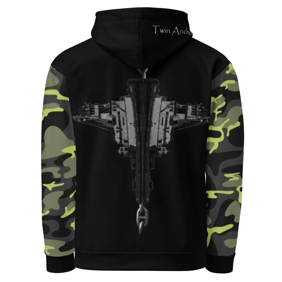 Camouflage & black Hudson VB-Chain Hoodie product image (5)