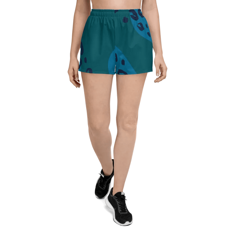 Flowing Teal Athletic Shorts product image (1)
