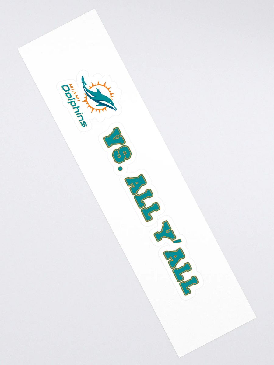 Dolphins Vs. All Y'all Miami Football Rivalry Design product image (2)