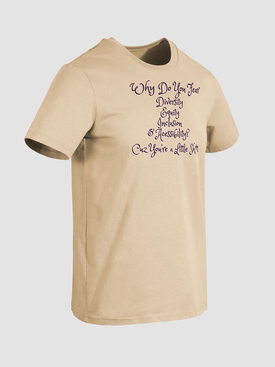 Hands Off DEIA, Why Do You Fear? (words only), Tee product image (15)