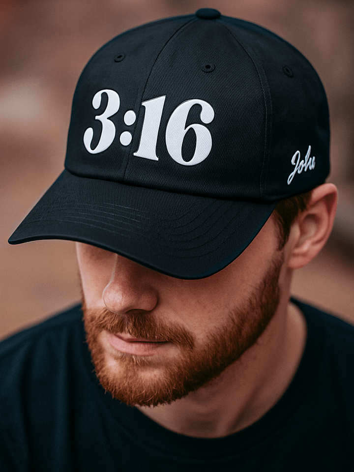 John 3:16 Embroidered Classic Dad Hat product image (1)