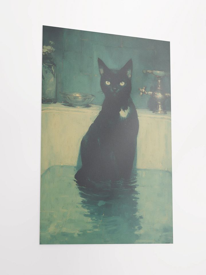 Mystic Feline Reflections Poster product image (3)