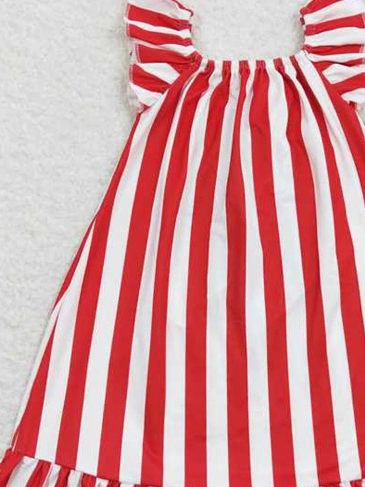 Candy Stripe Ruffle Dress product image (6)