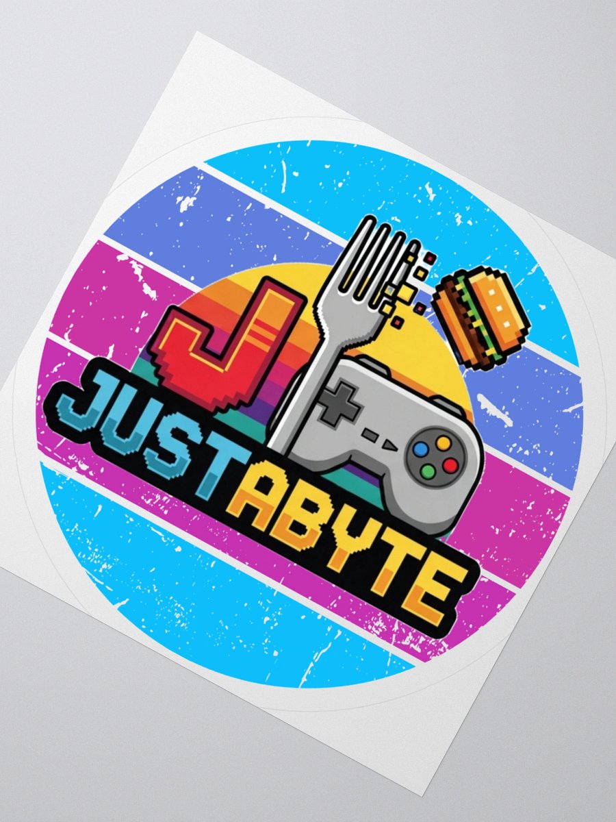 Just A Byte Kiss Cut Sticker product image (2)