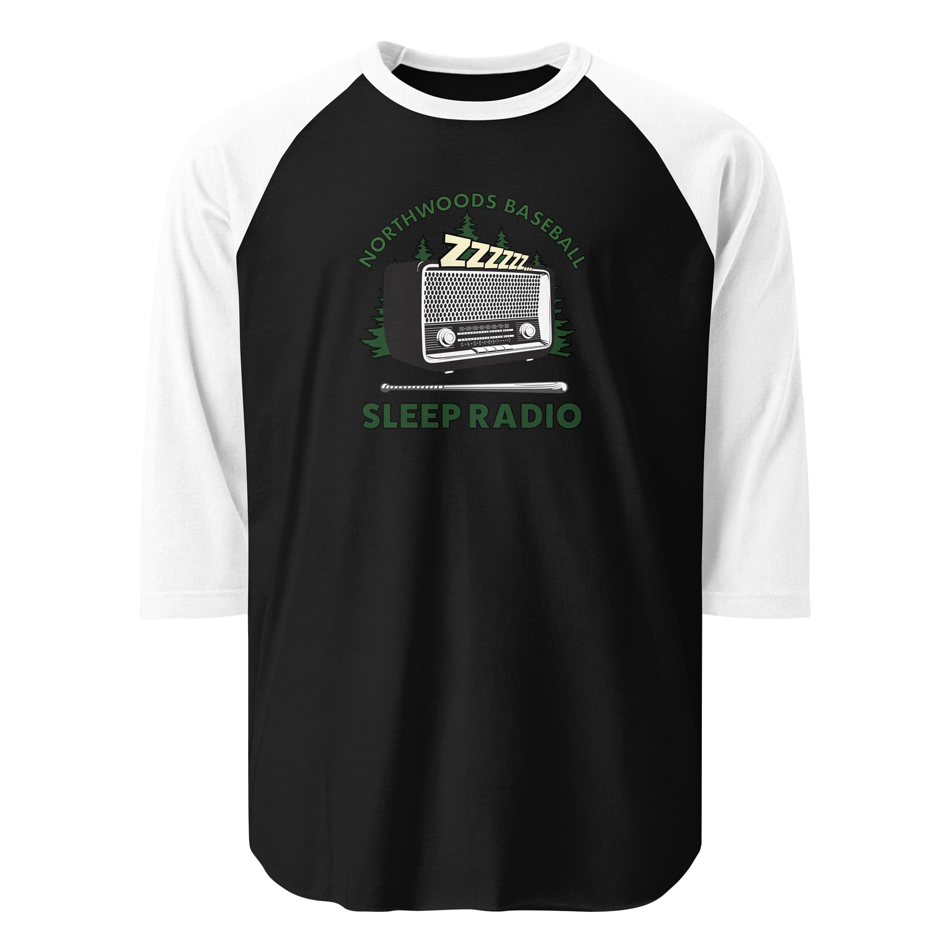 Northwoods Baseball Sleep Radio Baseball Tee product image (1)