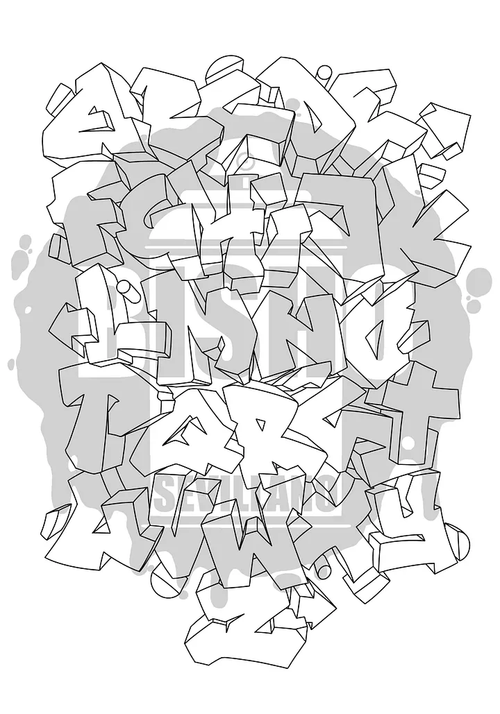 GRAFFITI ALPHABET - 3D product image (1)