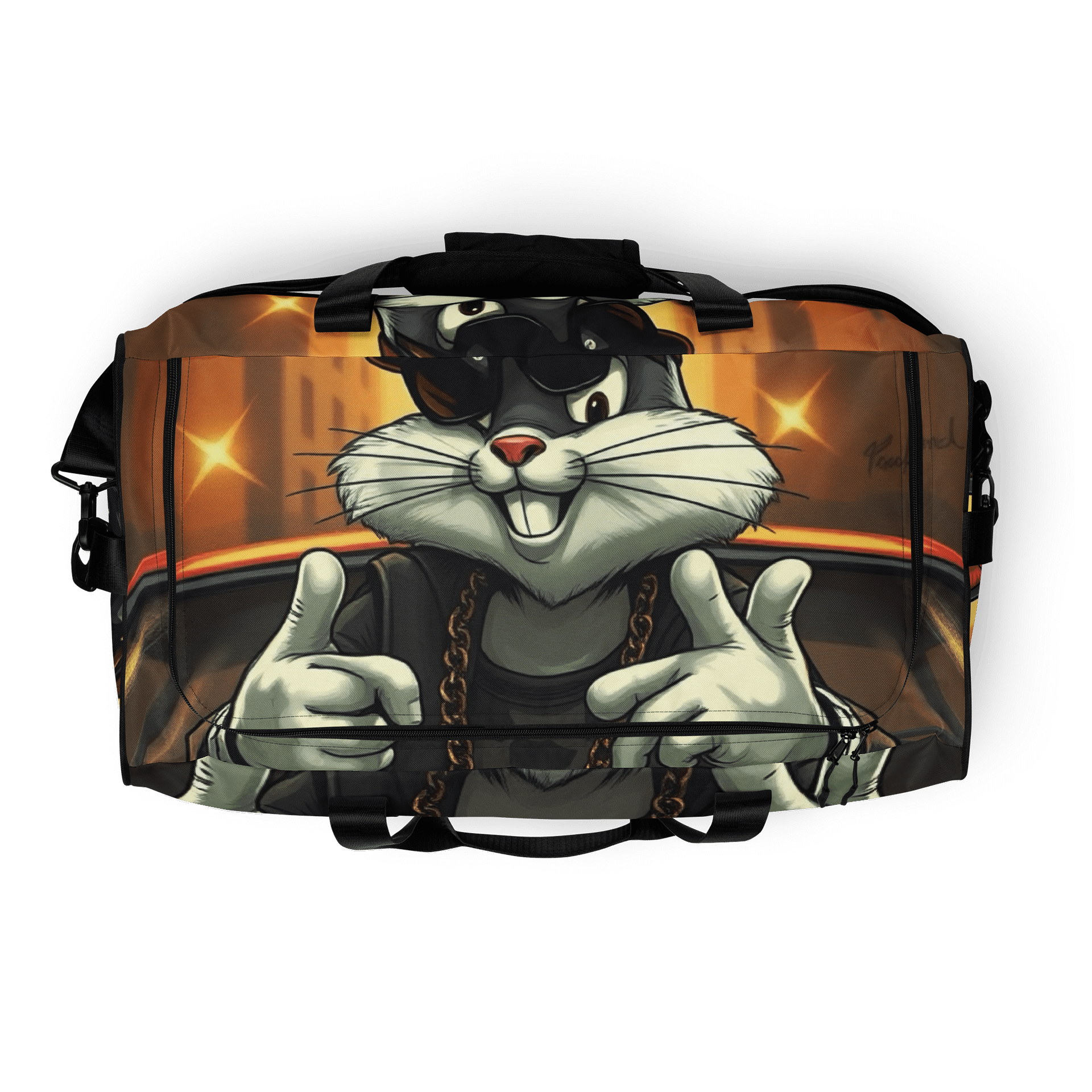 1goldchain duffle bag product image (8)