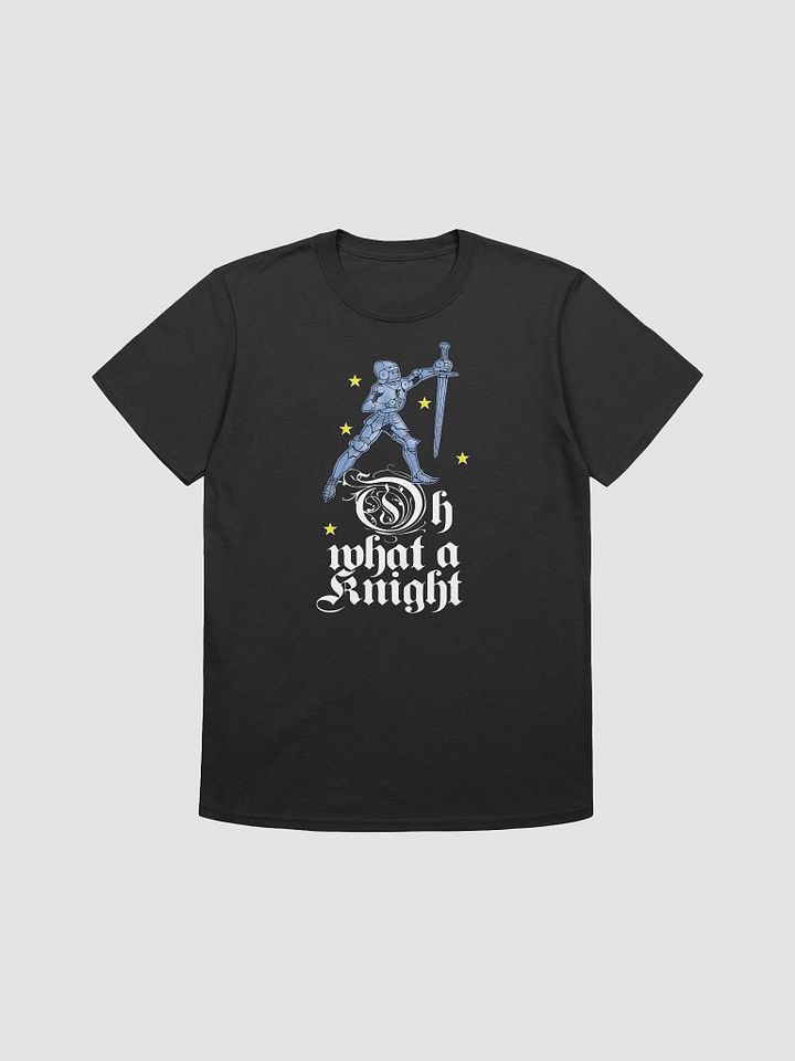 Oh what a knight: Fun medieval woodcut style T-shirt product image (3)