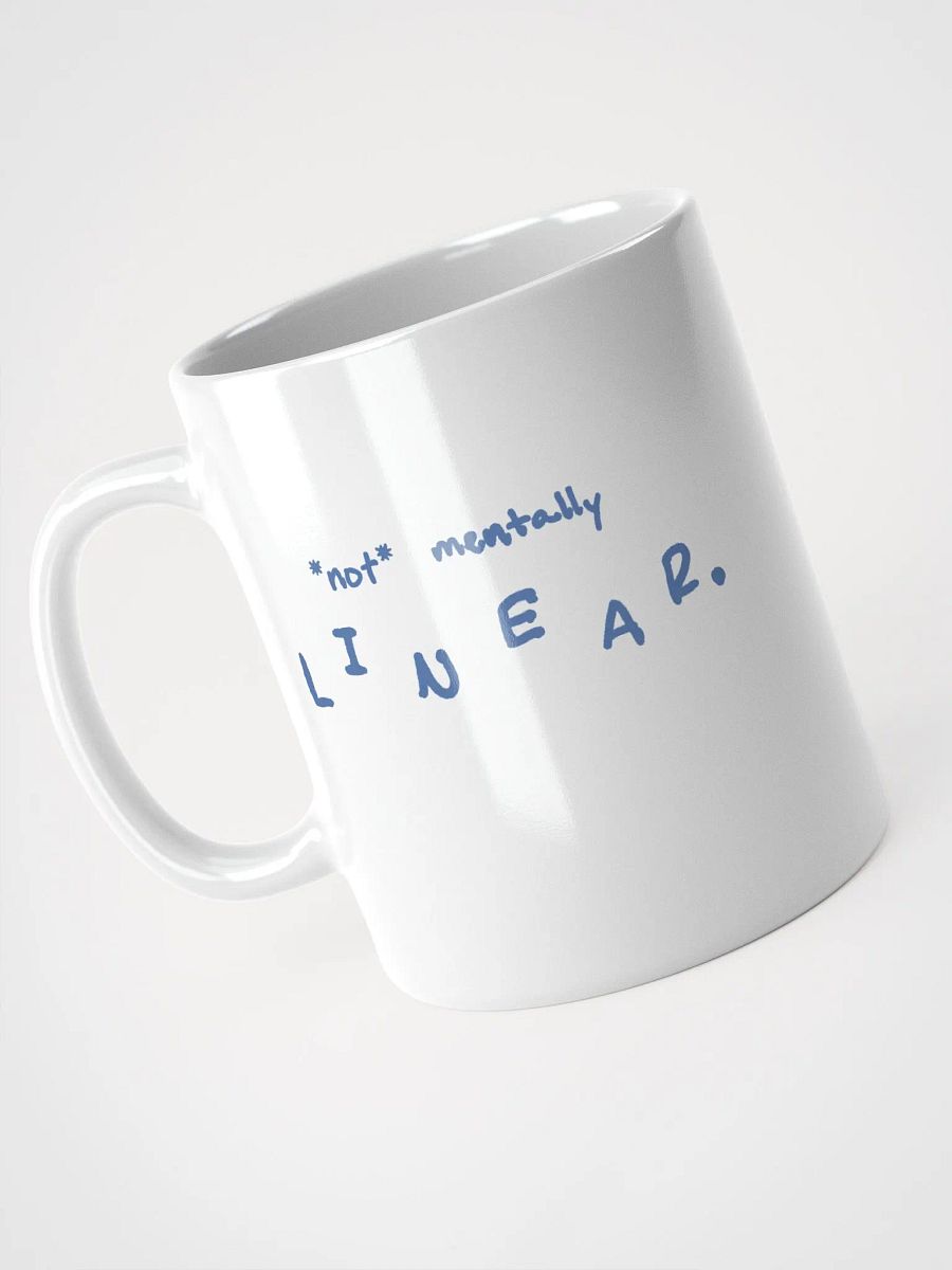 *not* mentally linear (teal design) mug product image (5)