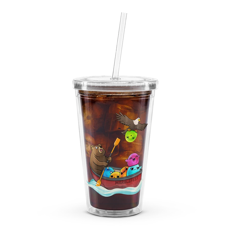 Marble Fest 54 - Double Wall Clear Plastic Tumbler product image (7)