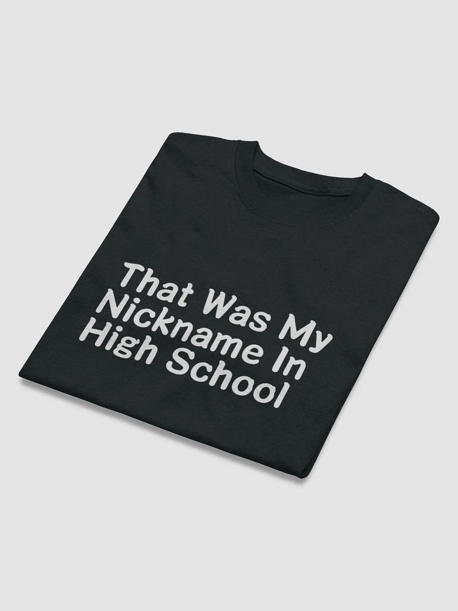 Nickname In High School White Letter T-Shirt product image (2)