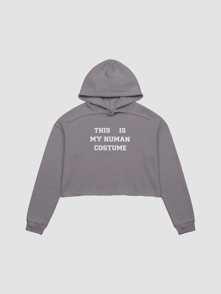 Human Costume fleece crop hoodie product image (2)