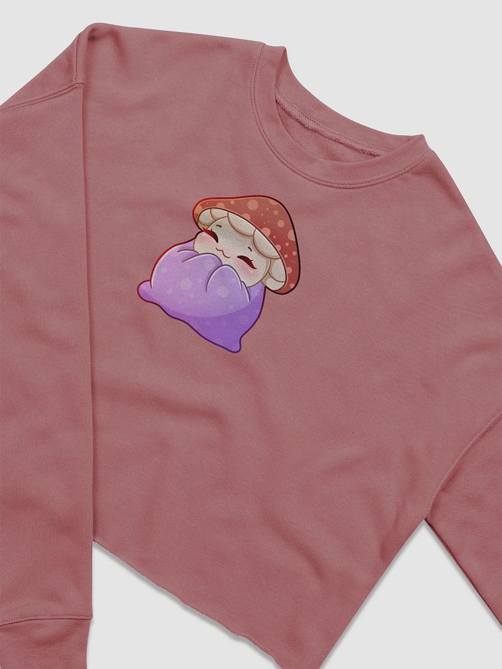 Cozy Mushie Cropped Sweatshirt product image (1)