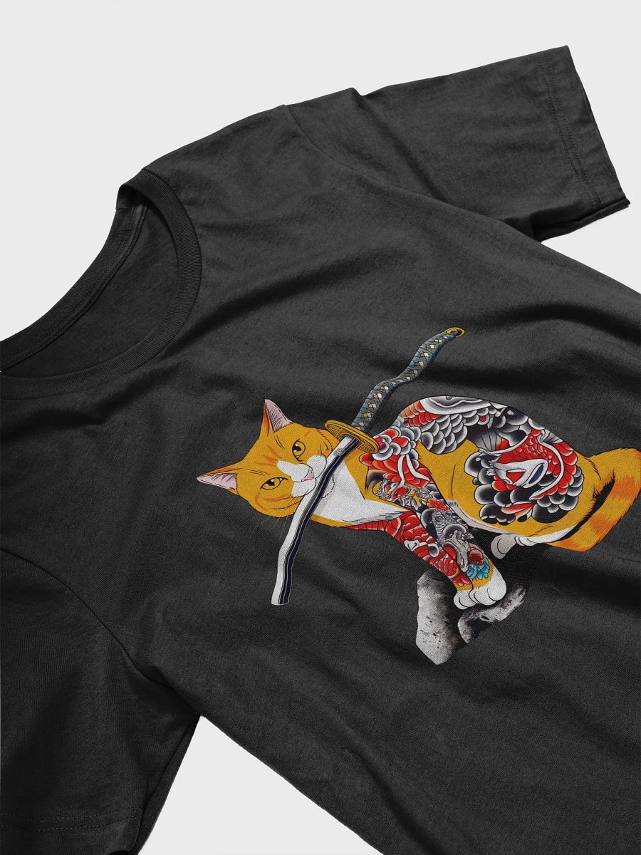 Ginger Samurai Cat T-Shirt product image (3)