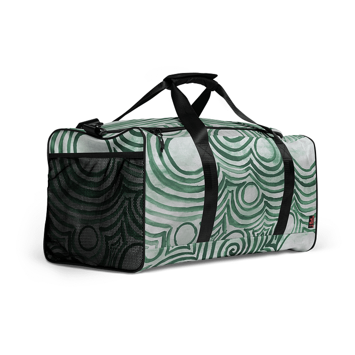 "Green Swirl" Duffel Bag product image (2)