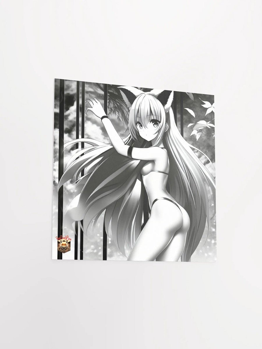 Pin Up Fox Girl Poster -Original Art- product image (3)